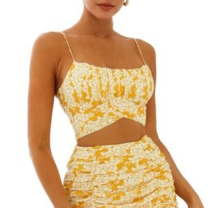 Indikah Tie Back Crop Top XS